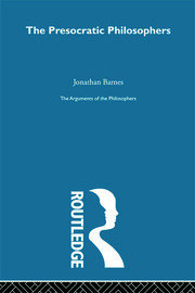 Presocratics-Arg Philosophers book cover