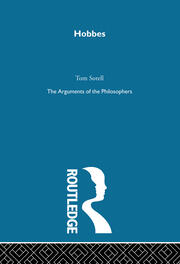 Hobbes: The Arguments of the Philosophers book cover