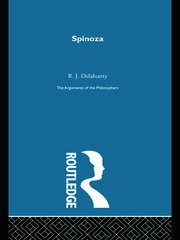 Spinoza - Arguments of the Philosophers (paperback direct) book cover