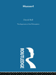 Husserl - Arg Phil book cover