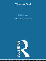 Reid - Arg Philosophers book cover