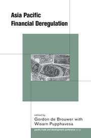 Asia-Pacific Financial Deregulation book cover