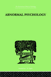 Abnormal Psychology book cover