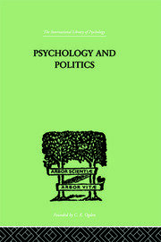 Psychology and Politics: And other Essays book cover