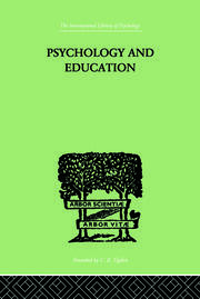 Psychology And Education book cover
