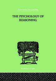 The Psychology of Reasoning book cover