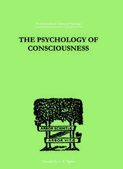The Psychology Of Consciousness book cover