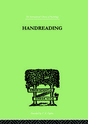 Handreading: A Study of Character and Personality book cover
