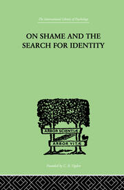 On Shame And The Search For Identity book cover