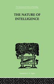 The Nature of Intelligence book cover