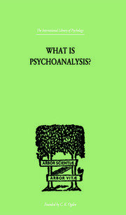 What Is Psychoanalysis? book cover