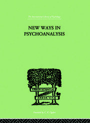 New Ways in Psychoanalysis book cover