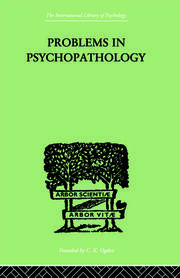 Problems in Psychopathology book cover
