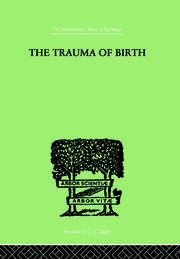 The Trauma Of Birth book cover