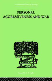 Personal Aggressiveness and War book cover