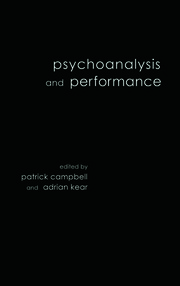 Psychoanalysis and Performance book cover
