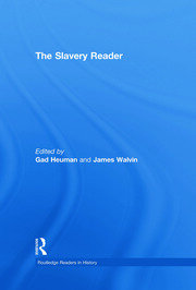 The Slavery Reader book cover