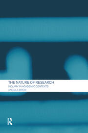 The Nature of Research: Inquiry in Academic Contexts book cover