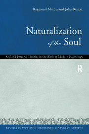 Naturalization of the Soul: Self and Personal Identity in the Eighteenth Century book cover
