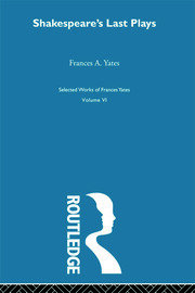 Shakespeares Last Plays book cover