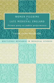 Women Pilgrims in Late Medieval England book cover
