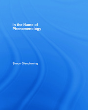 In the Name of Phenomenology book cover