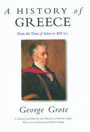 A History of Greece: From the Time of Solon to 403 BC book cover