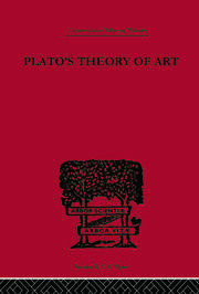 Plato's Theory of Art book cover