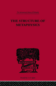 The Structure of Metaphysics book cover