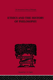 Ethics and the History of Philosophy: Selected Essays book cover