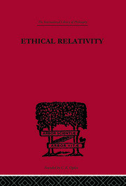 Ethical Relativity book cover