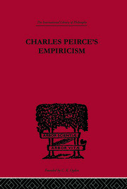 Charles Peirce's Empiricism book cover