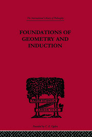 Foundations of Geometry and Induction book cover