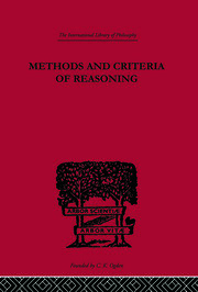 Methods and Criteria of Reasoning: An Inquiry into the Structure of Controversy book cover