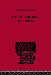 The Philosophy of Music book cover