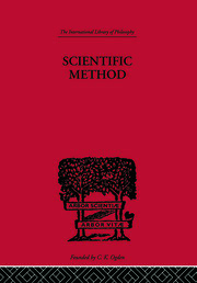 Scientific method: An Inquiry into the Character and Validity of Natural Laws book cover