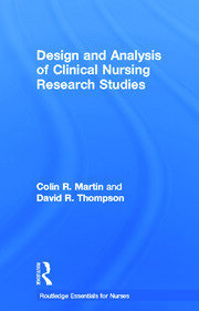 Design and Analysis of Clinical Nursing Research Studies book cover