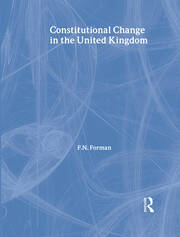 Constitutional Change in the UK book cover