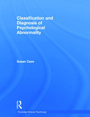 Classification and Diagnosis of Psychological Abnormality book cover