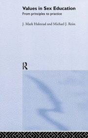 Values in Sex Education: From Principles to Practice book cover