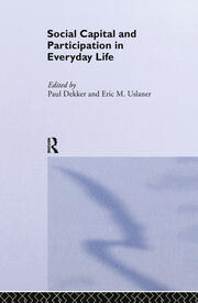 Social Capital and Participation in Everyday Life book cover
