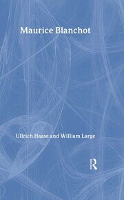 Maurice Blanchot book cover