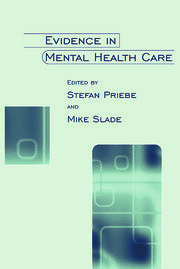 Evidence in Mental Health Care book cover