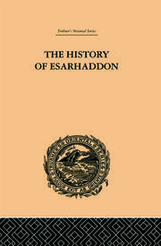 The History of Esarhaddon: Budge |f Ernest A. book cover