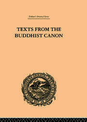 Texts from the Buddhist Canon: Commonly Known as Dhammapada book cover