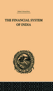 The Financial Systems of India book cover