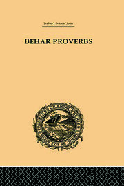 Behar Proverbs book cover
