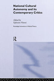 National-Cultural Autonomy and its Contemporary Critics book cover
