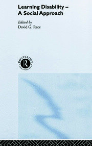 Learning Disability: A Social approach book cover