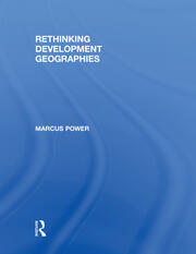 Rethinking Development Geographies book cover